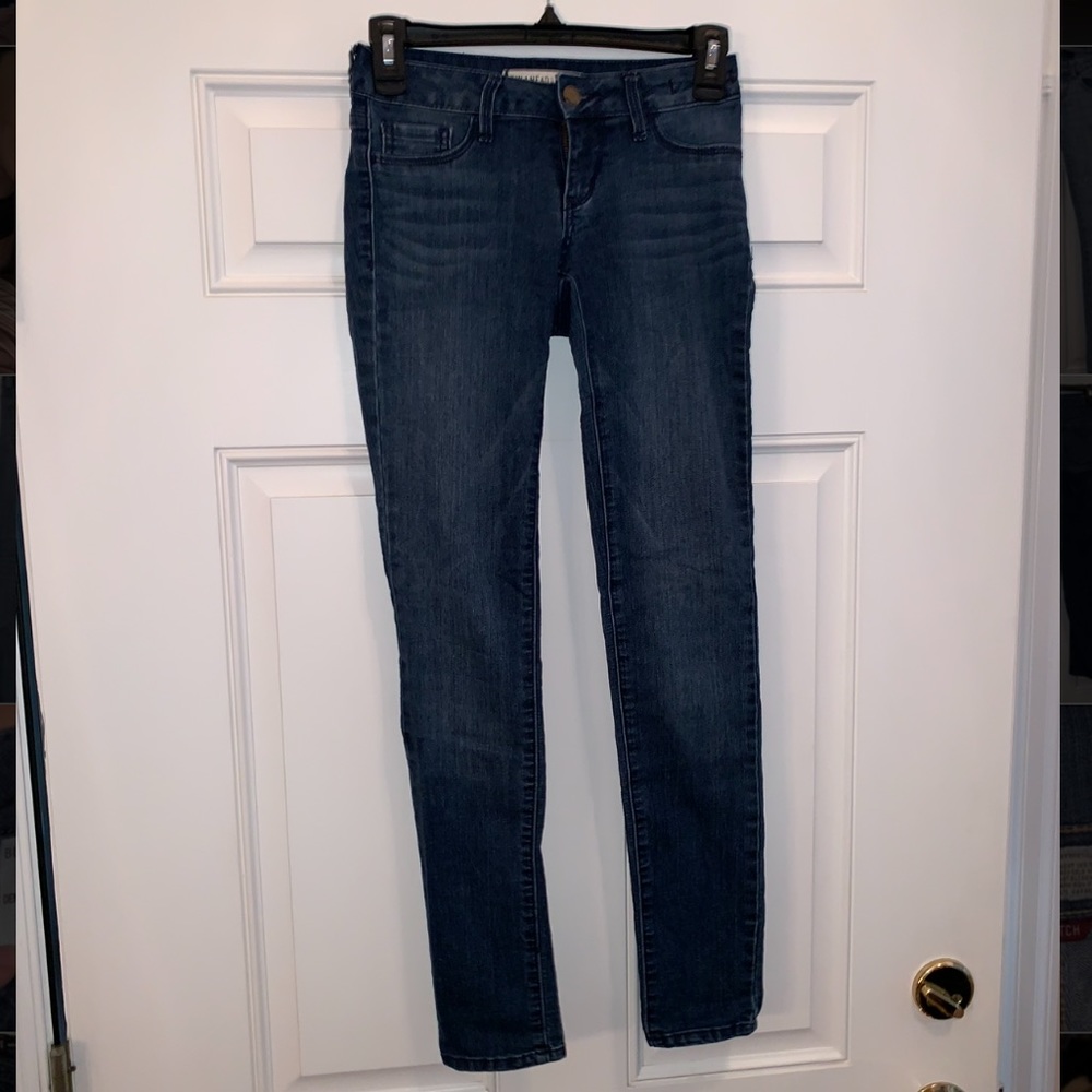 Dark blue jeans